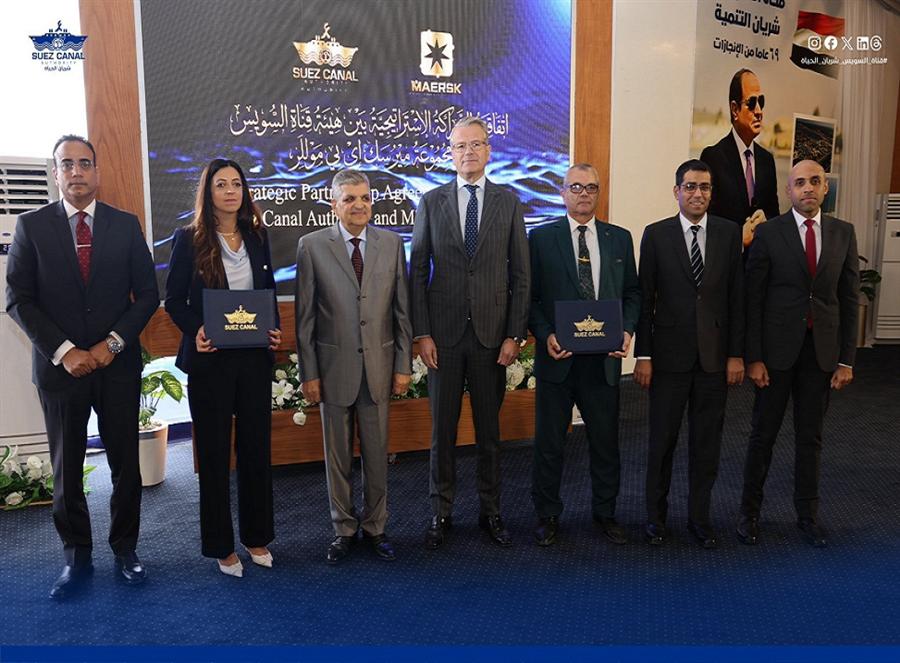 عودة سفن ميرسك لعبور قناة السويس بدءًا من ديسمبر بعد توقيع شراكة استراتيجية